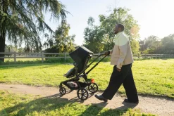 Bugaboo Kangaroo Double Seat Stroller - Black / Moon Grey / Moon Grey