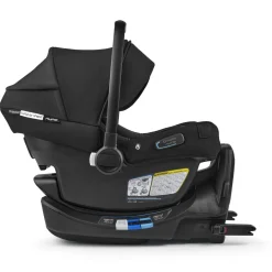 Bugaboo Kangaroo Double Stroller + Turtle Air Shield By Nuna Travel System Bundle - Black / Moon Grey / Moon Grey