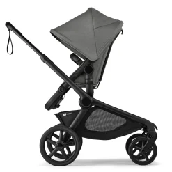 Bugaboo Kangaroo Seat Complete Stroller - Black / Moon Grey / Moon Grey