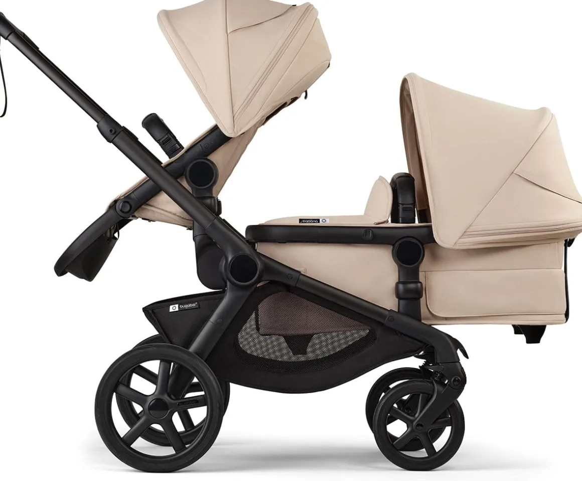 Bugaboo Kangaroo Sibling / Toddler Seat - Black / Desert Taupe / Desert Taupe