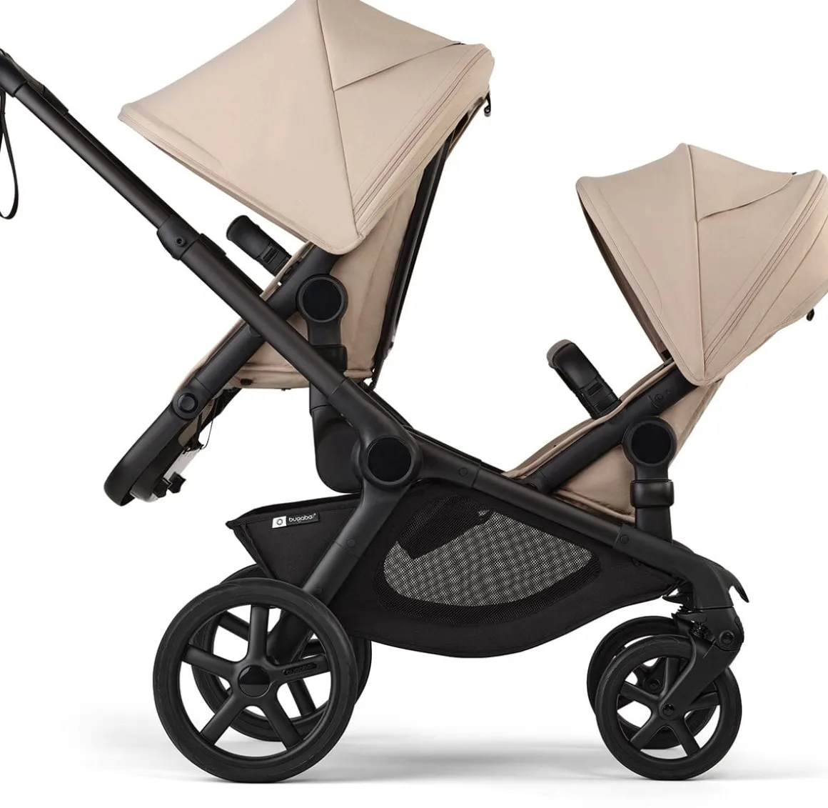 Bugaboo Kangaroo Sibling / Toddler Seat - Black / Desert Taupe / Desert Taupe