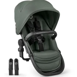 Bugaboo Kangaroo Sibling / Toddler Seat - Black / Forest Green / Forest Green