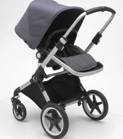 Bugaboo Lynx Complete Stroller - Aluminum/Steel Blue/Steel Blue