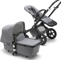 Bugaboo OPEN BOX Cameleon 3 Plus Classic Stroller - Black/Grey Melange