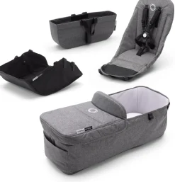 Bugaboo OPEN BOX Donkey3 Style Set - Grey Melange