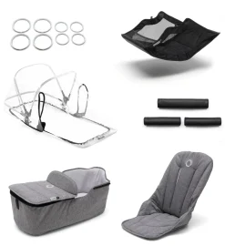Bugaboo OPEN BOX Fox Style Set - Grey Melange