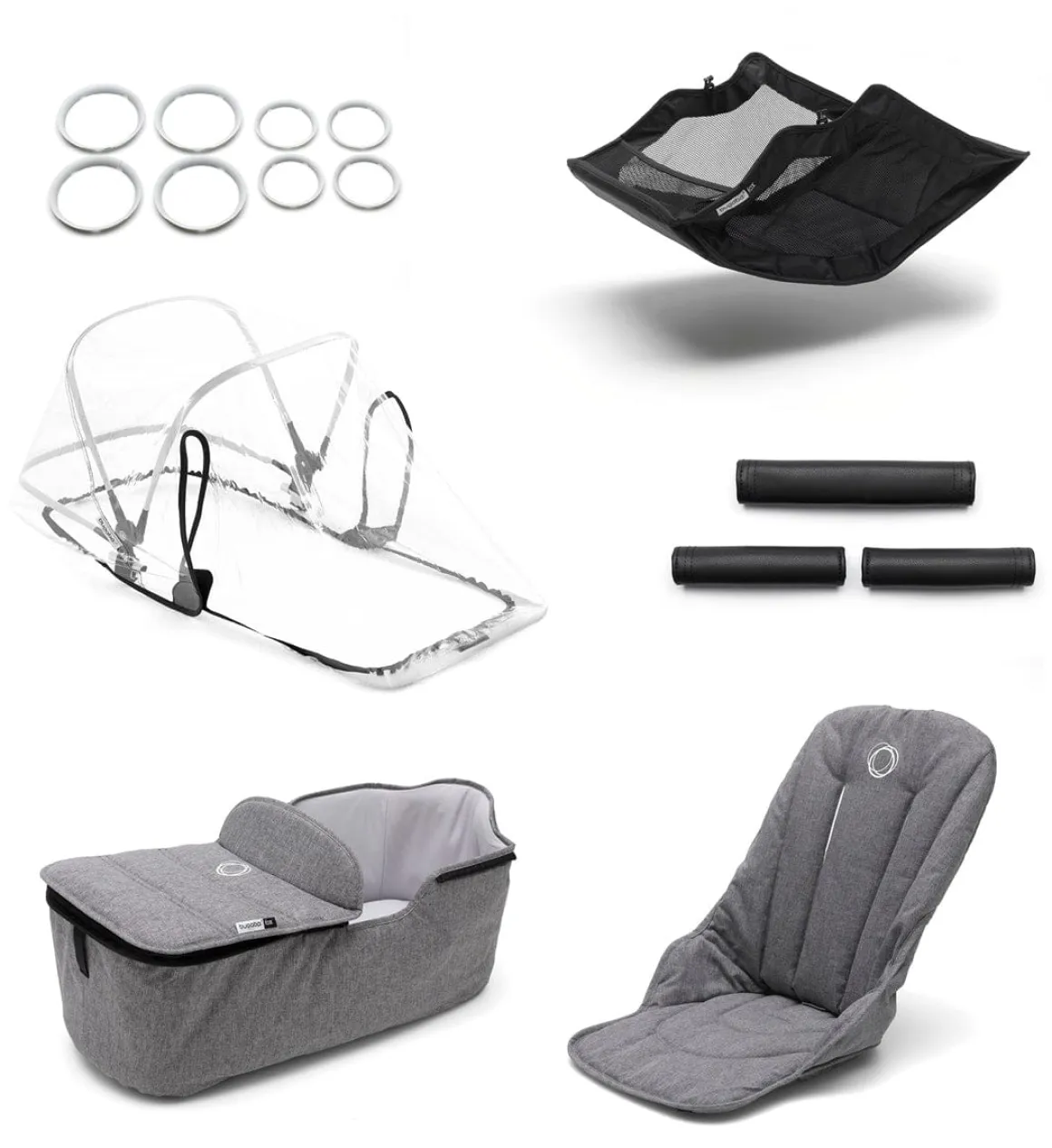 Bugaboo OPEN BOX Fox Style Set - Grey Melange