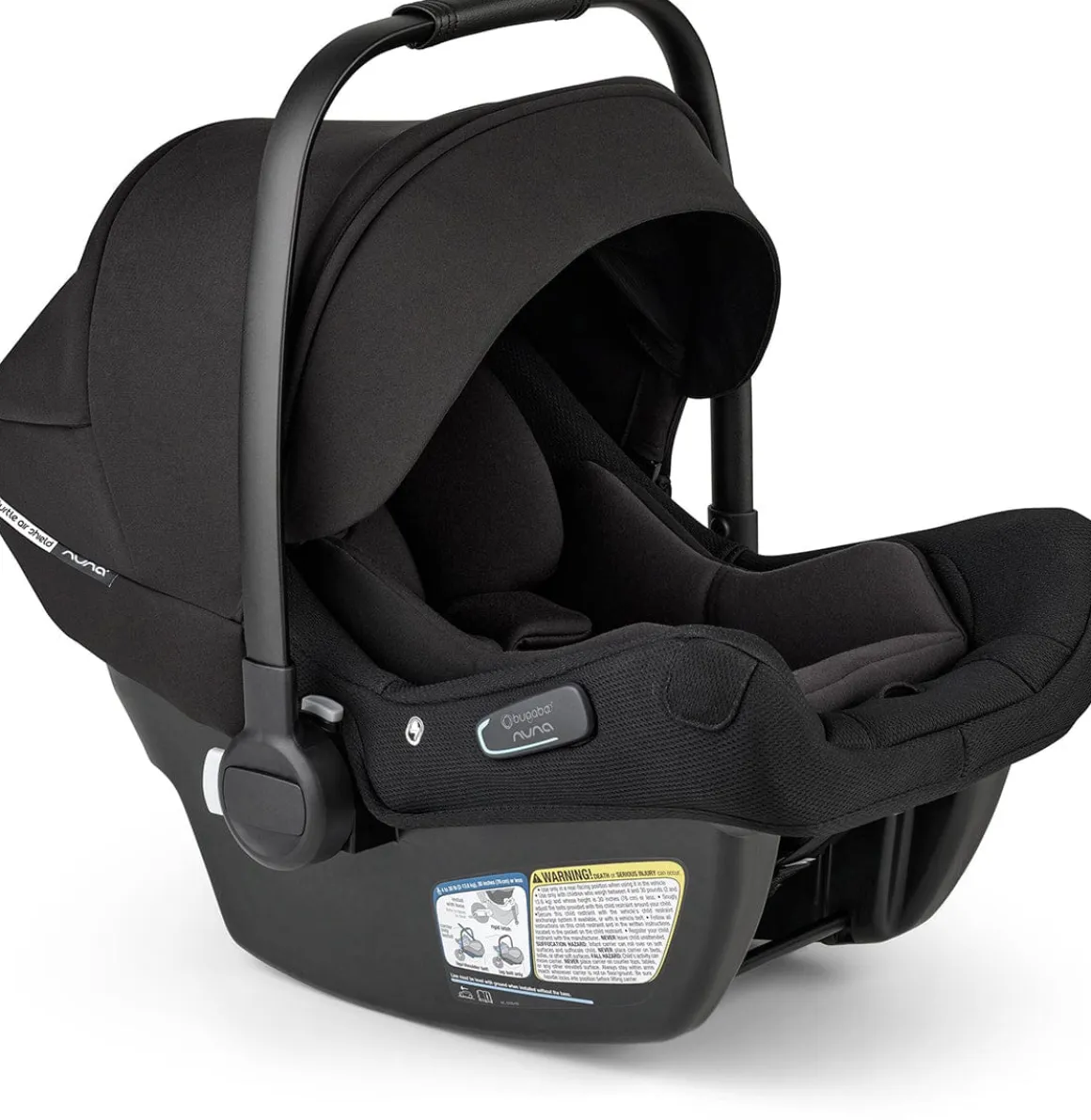 Bugaboo Turtle Air Shield By Nuna Infant Car Seat + Base - Black