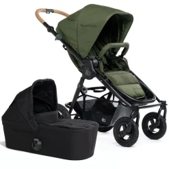 Bumbleride Era Stroller + Bassinet Bundle - Olive / Black