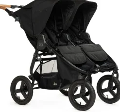 Bumbleride Indie Twin Side By Side Double Stroller - Black