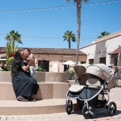 Bumbleride Indie Twin Side By Side Double Stroller - Dusk