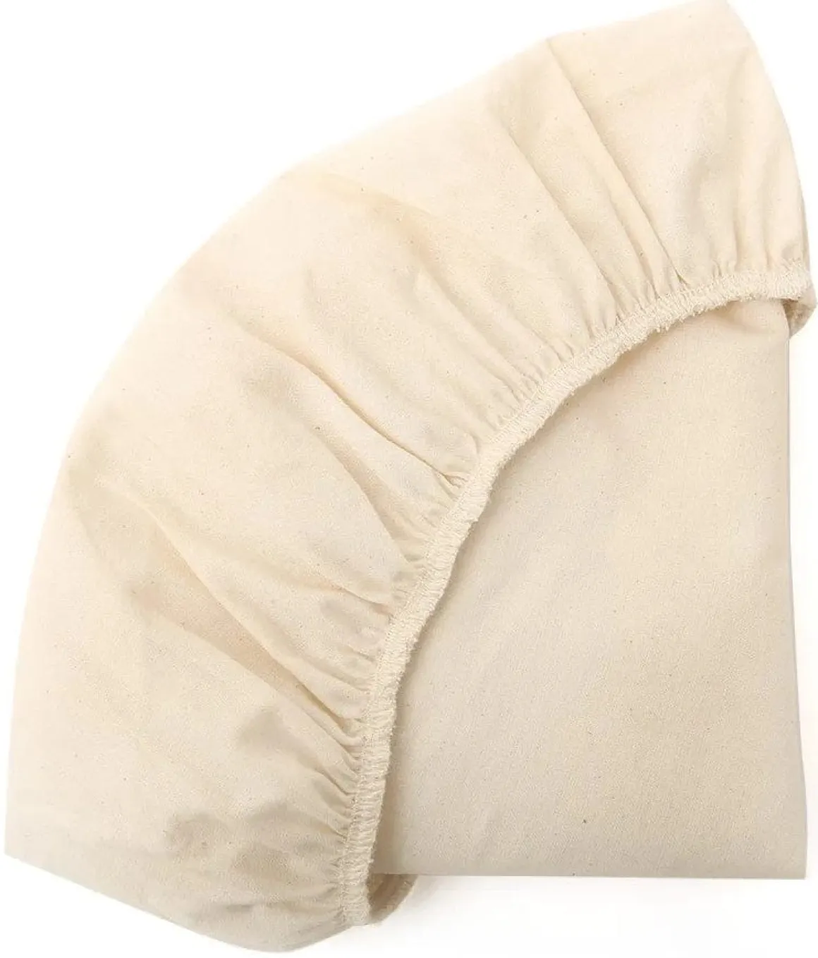 Charlie Crane Fitted Sheet for KUKO Moses Basket and KUMI Crib - Milk