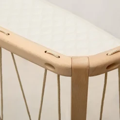 Charlie Crane KIMI Baby Bed with Foam Mattress - Desert