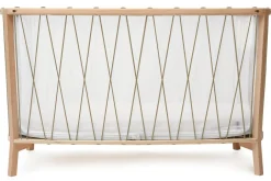 Charlie Crane KIMI Baby Bed with Foam Mattress - Hazelnut
