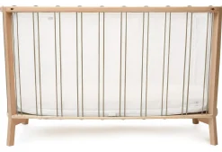 Charlie Crane KIMI Baby Bed with Foam Mattress - Hazelnut