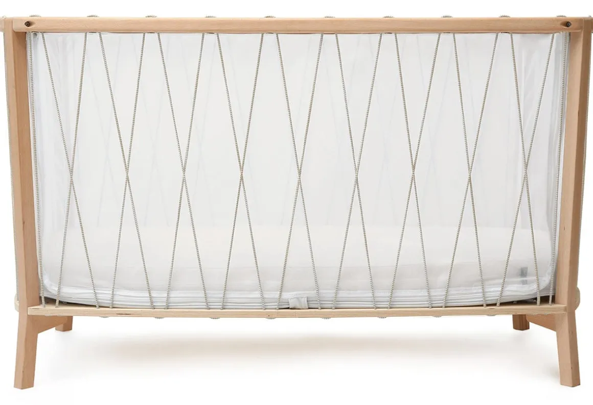 Charlie Crane KIMI Baby Bed with Organic Mattress - Desert