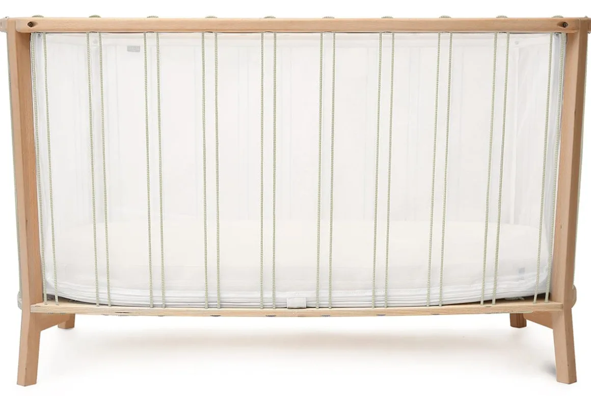 Charlie Crane KIMI Baby Bed with Organic Mattress - Desert