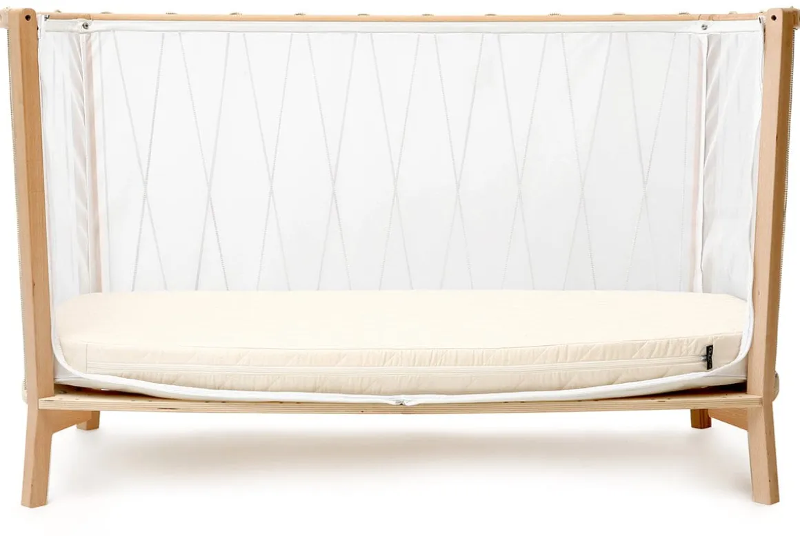 Charlie Crane KIMI Baby Bed with Organic Mattress - Desert