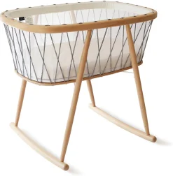 Charlie Crane KUMI Mesh Crib - Black & White