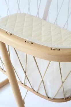 Charlie Crane KUMI Mesh Crib with Organic Mattress - Desert