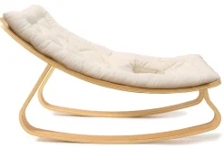 Charlie Crane LEVO Baby Rocker - Beech / Organic White