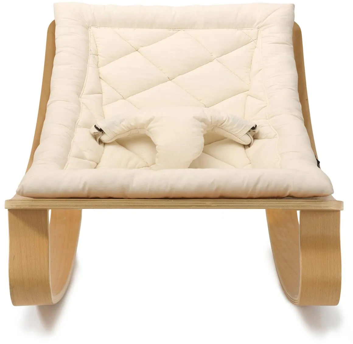 Charlie Crane LEVO Baby Rocker - Beech / Organic White