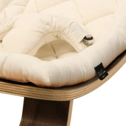 Charlie Crane LEVO Baby Rocker - Walnut / Organic White