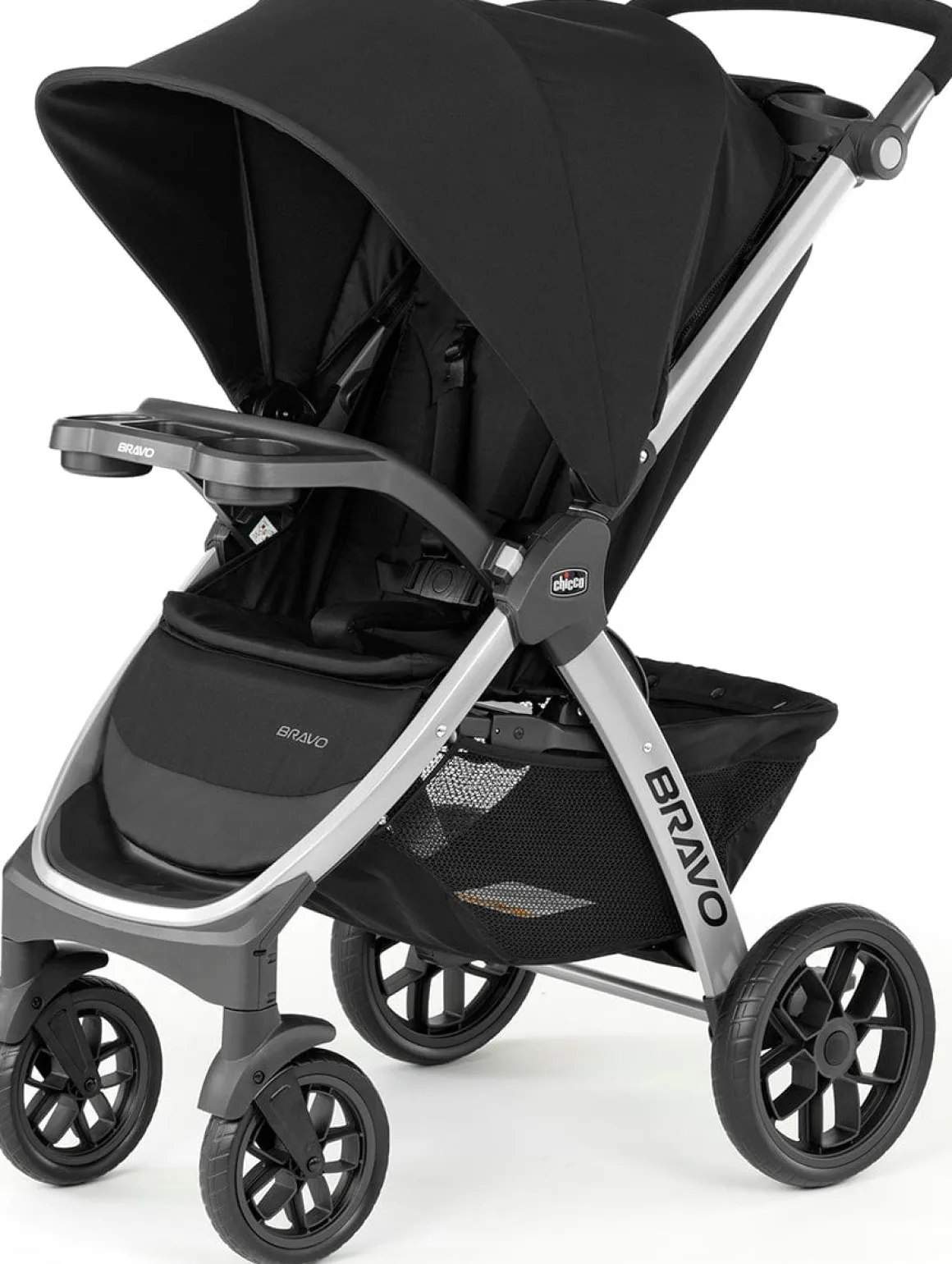 Chicco Bravo Quick-Fold Stroller - Black