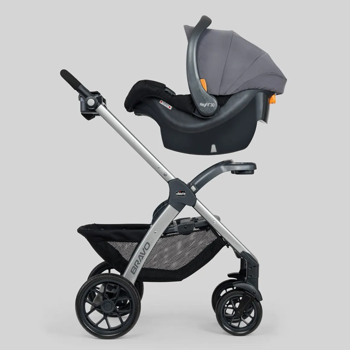 Chicco Bravo Quick-Fold Stroller - Black