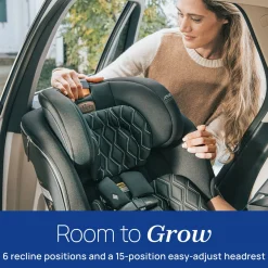 Chicco Fit360 Zip ClearTex Rotating Convertible Car Seat - Jet