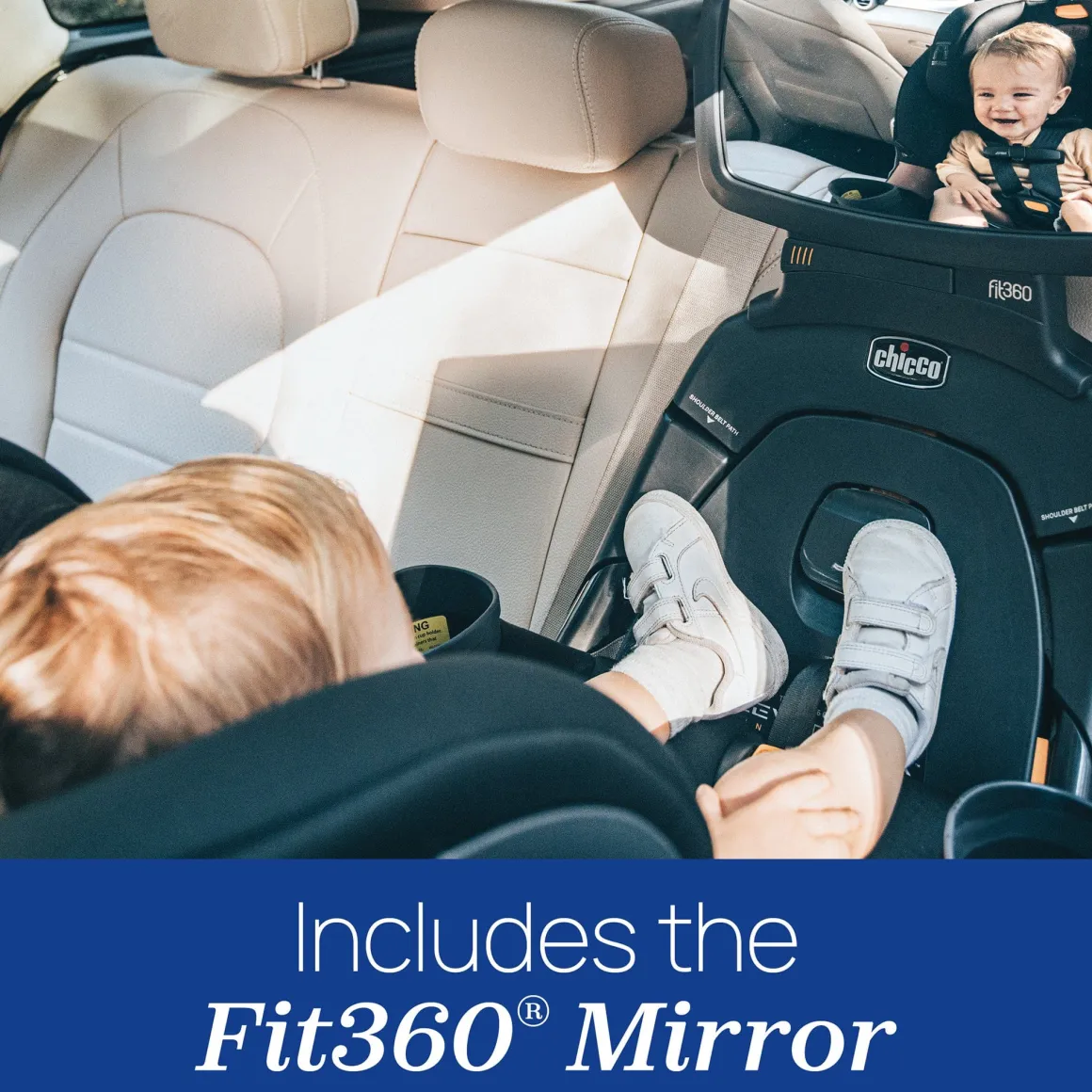 Chicco Fit360 Zip ClearTex Rotating Convertible Car Seat - Jet