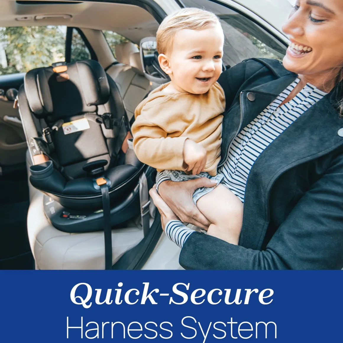 Chicco Fit360 Zip ClearTex Rotating Convertible Car Seat - Jet
