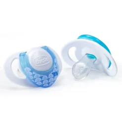 Chicco Hard Shield Orthodontic Pacifiers - Blue - 0M+