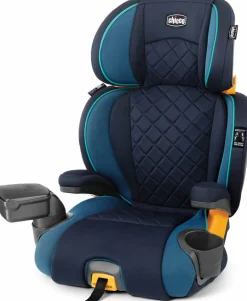 Chicco KidFit Zip Plus 2-in-1 High Back Belt Positioning Booster Car Seat - Seascape