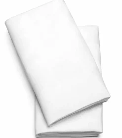 Chicco LullaGo Bassinet Sheets, 2-Pack - White