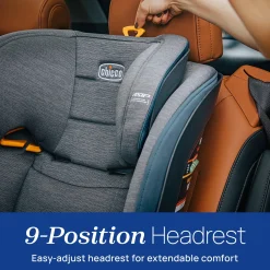 Chicco MyFit ClearTex Harness + Booster Car Seat - Obsidian