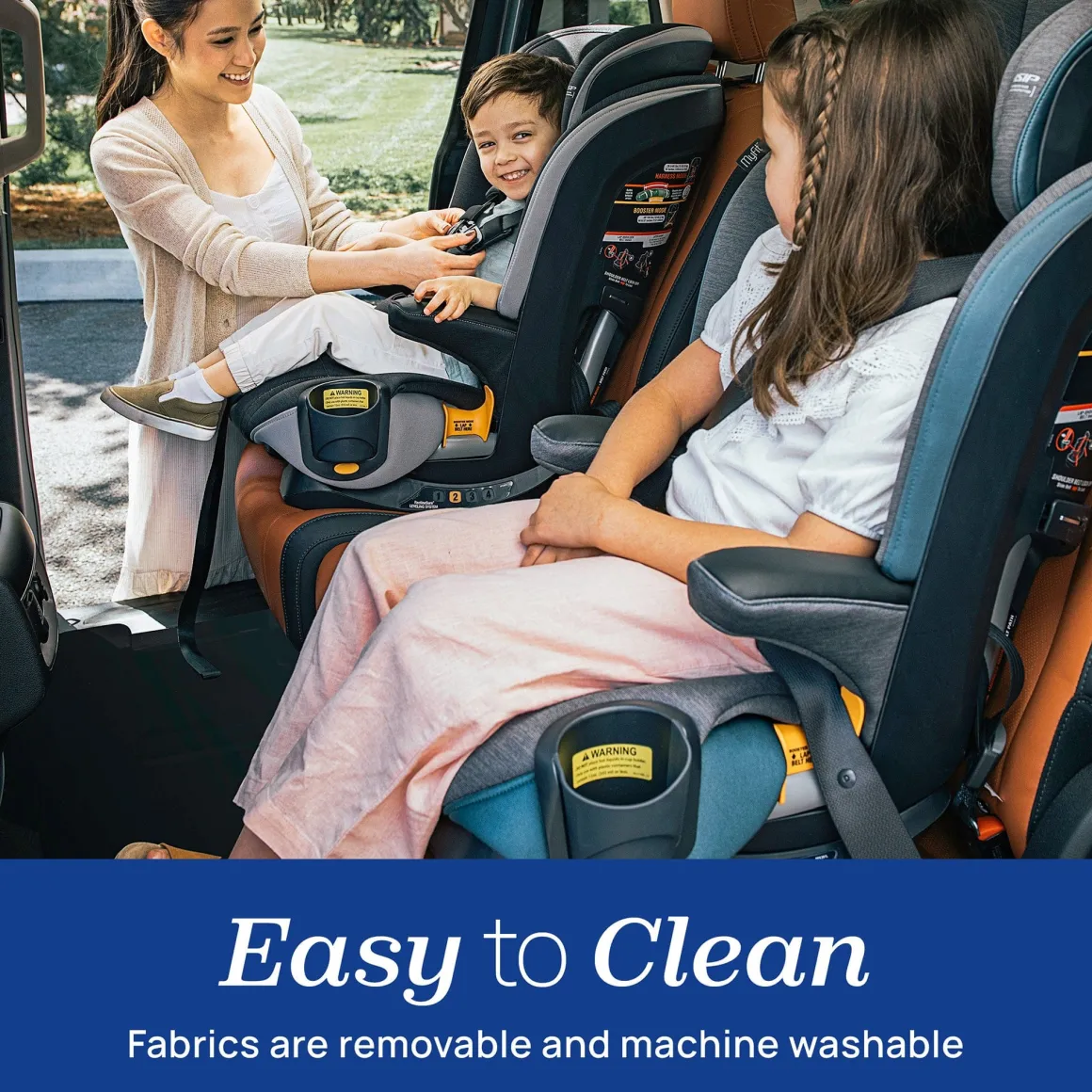 Chicco MyFit ClearTex Harness + Booster Car Seat - Obsidian
