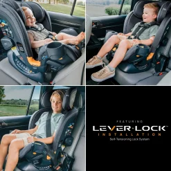 Chicco OneFit LX ClearTex All-in-One Convertible Car Seat - Ebony