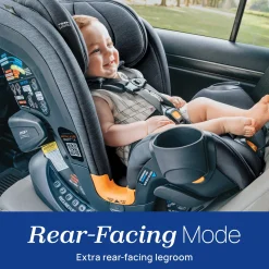 Chicco OneFit LX ClearTex All-in-One Convertible Car Seat - Smoke