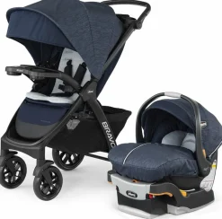 Chicco OPEN BOX Bravo LE Trio Travel System - Harbor