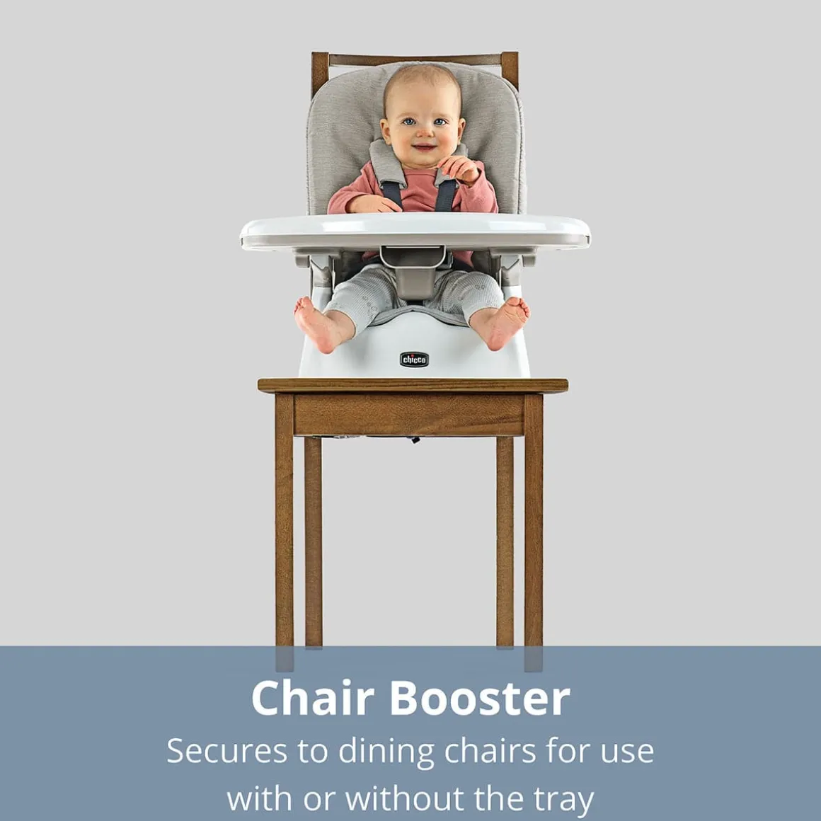 Chicco Stack Hi-Lo 6-in-1 Multi-Use High Chair - Tide