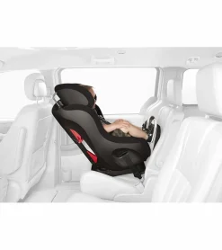 Clek Fllo Convertible Car Seat + Drink & Mat Thingy Bundle - Carbon (Jersey Knit)