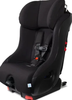 Clek Foonf Narrow Convertible Car Seat with Anti-Rebound Bar - Railroad Ziip (Flame Retardant Free)