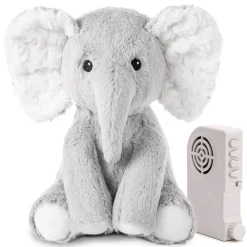 Cloud b Elliot Elephant White Noise Plush