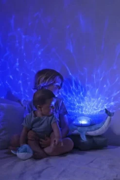 Cloud b Tranquil Whale Family - Blue