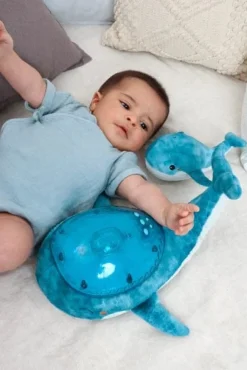 Cloud b Tranquil Whale Family - Blue