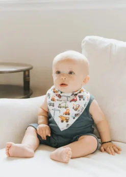 Copper Pearl Baby Bandana Bibs, 4 Pack - Diesel