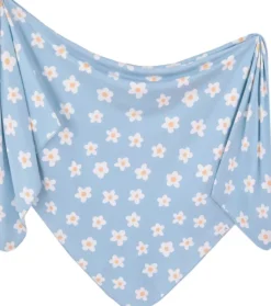 Copper Pearl Knit Swaddle Blanket - Della
