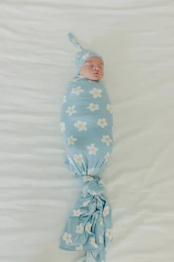 Copper Pearl Knit Swaddle Blanket - Della