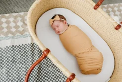 Copper Pearl Knit Swaddle Blanket - Dune